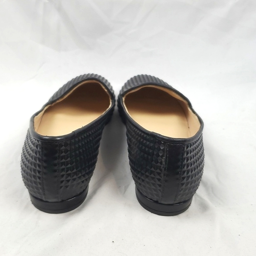 Jon Josef Black Leather Studded Loafer - Picture 5 of 8